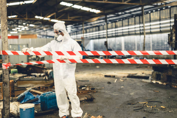 Professional Biohazard technician working in Bryant, AR
